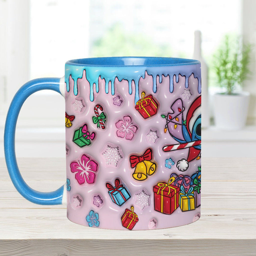 Merry Ohana - Personalized Ohana Accent Mug