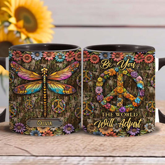Hippie Lovers - Personalized Hippie Accent Mug