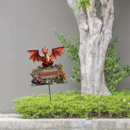 Dragon Metal Garden Art - Personalized Gardening Metal Garden Art