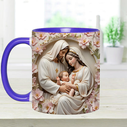 The Holy Family - Personalized Christian Accent Mug