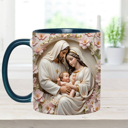 The Holy Family - Personalized Christian Accent Mug