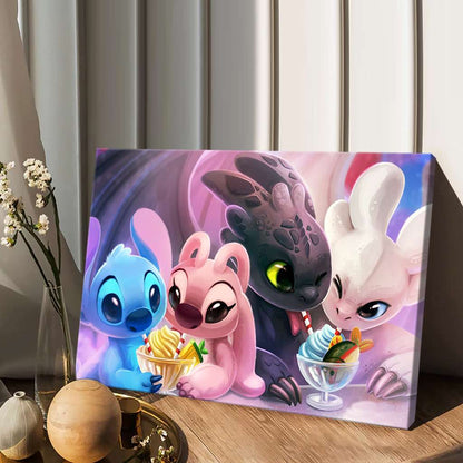 Lovely Couples Mouse Canvas And Poster 0523