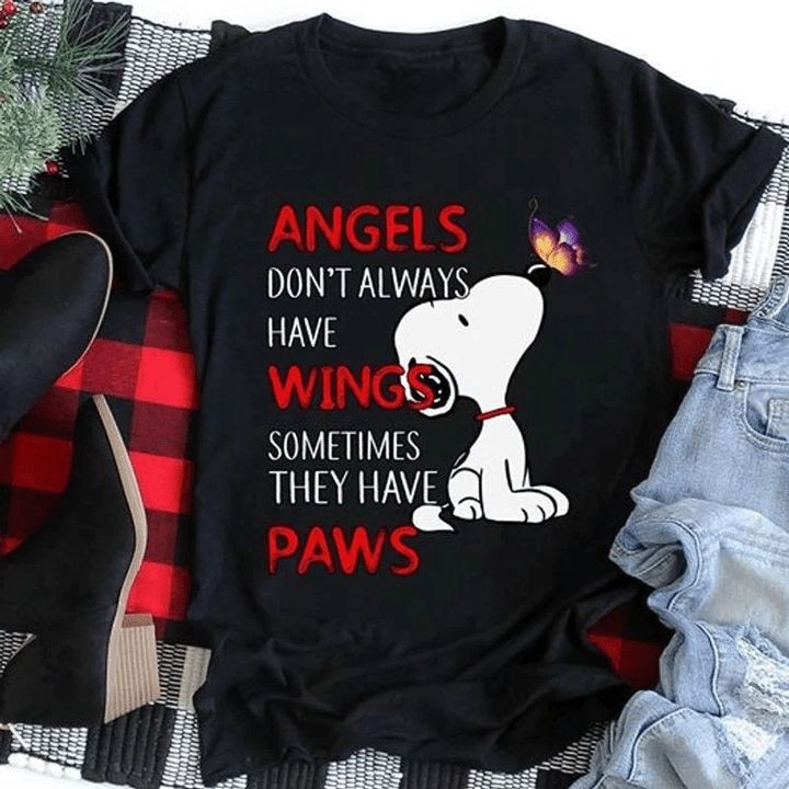 Angels Don't Always Have Wings T-shirt and Hoodie 0823