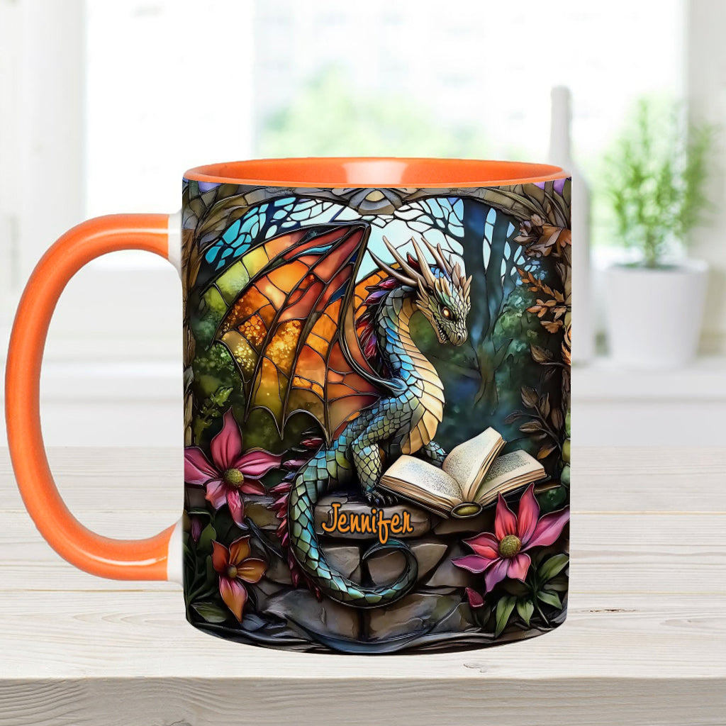 Love Dragons - Personalized Dragon Accent Mug
