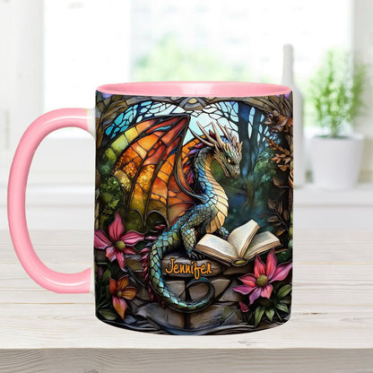 Love Dragons - Personalized Dragon Accent Mug