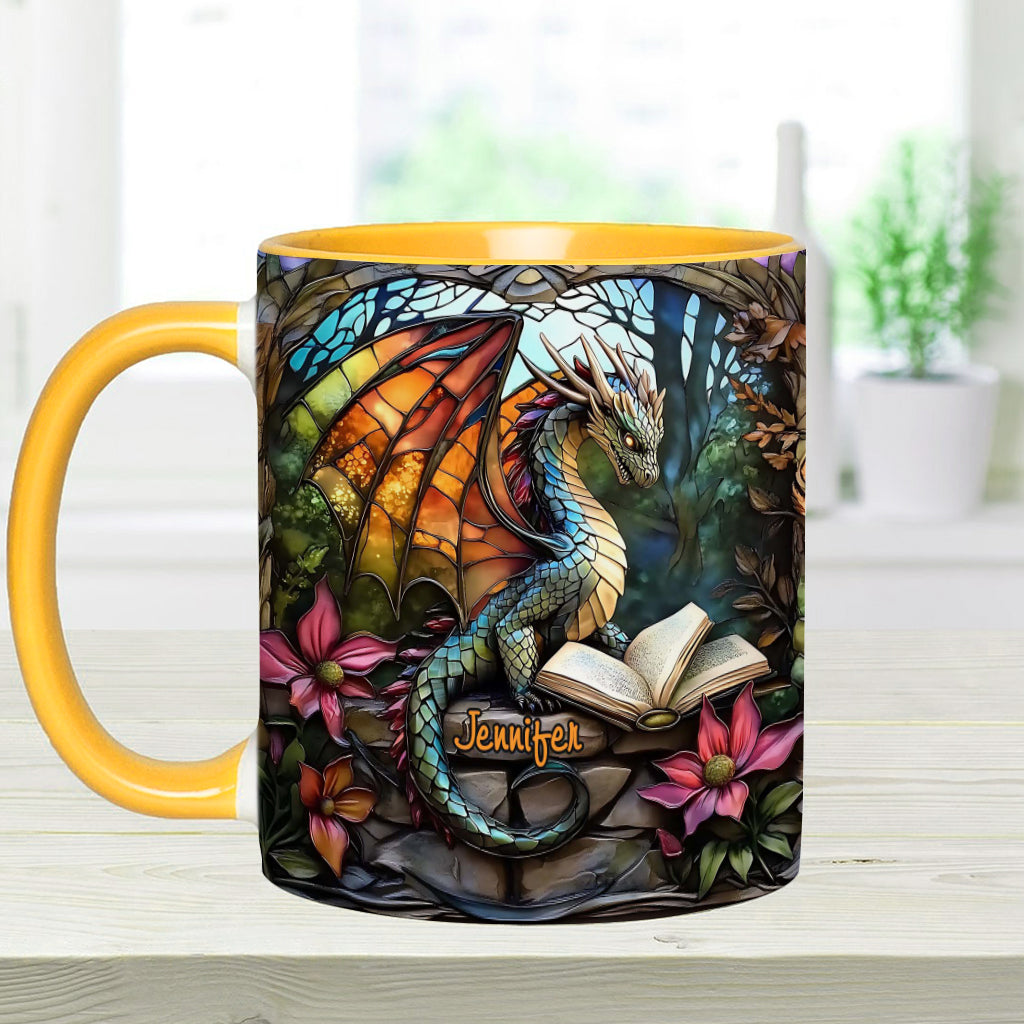 Love Dragons - Personalized Dragon Accent Mug