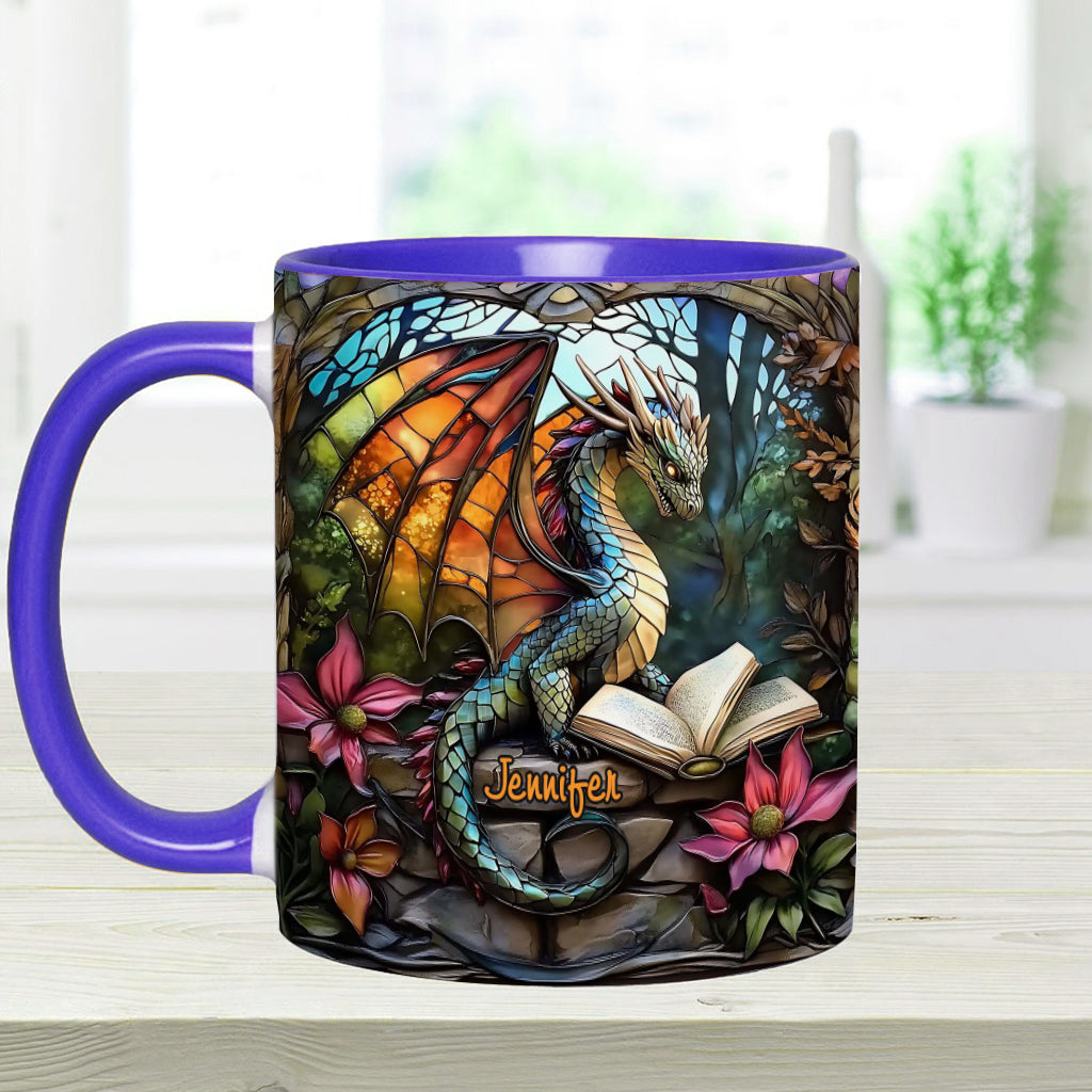 Love Dragons - Personalized Dragon Accent Mug
