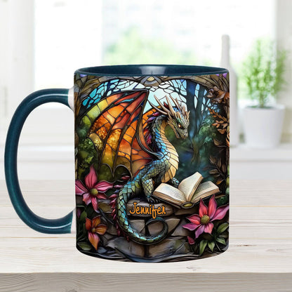 Love Dragons - Personalized Dragon Accent Mug