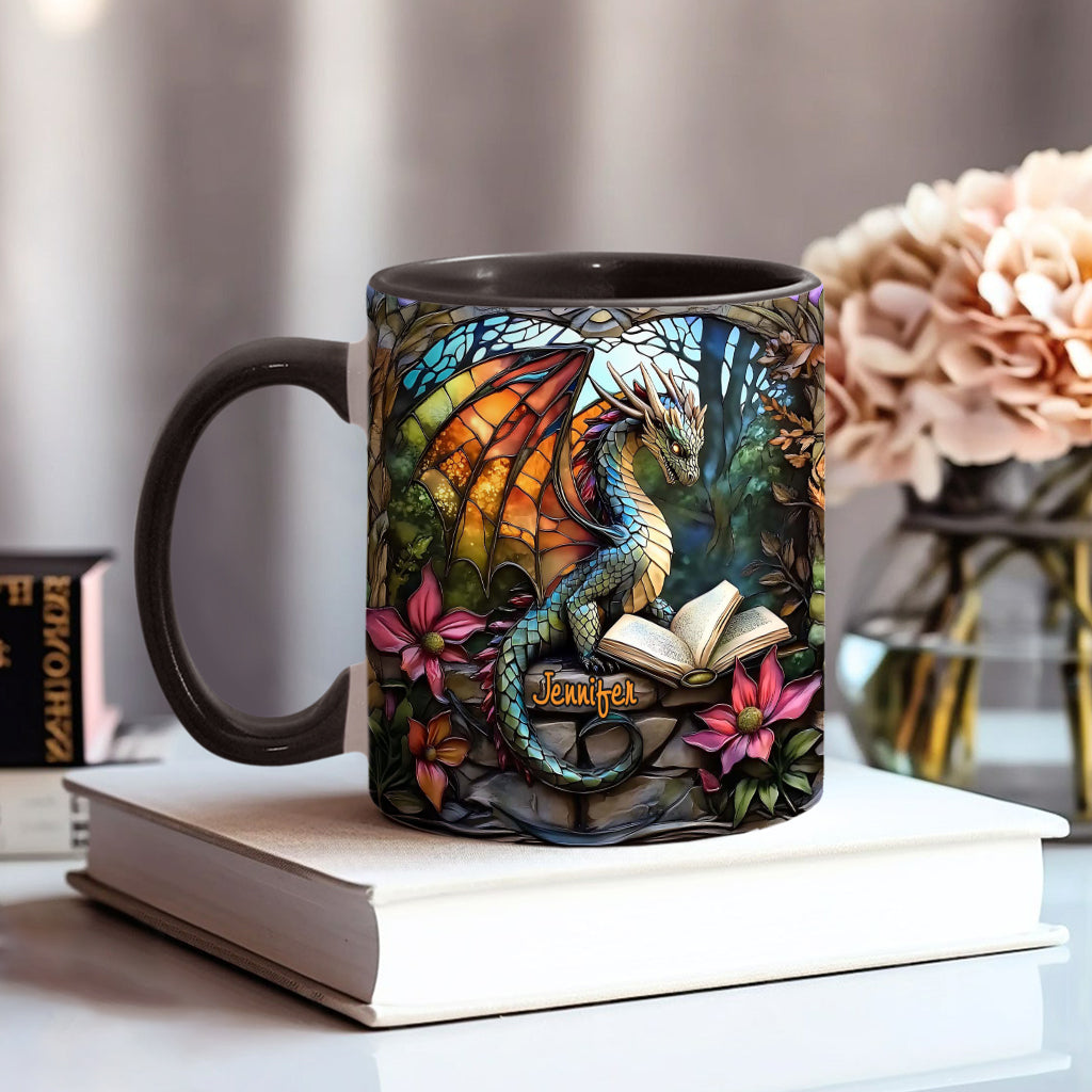 Love Dragons - Personalized Dragon Accent Mug