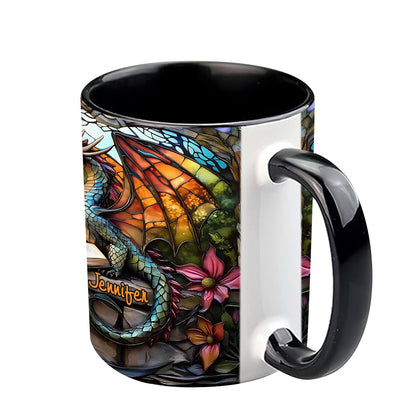 Love Dragons - Personalized Dragon Accent Mug