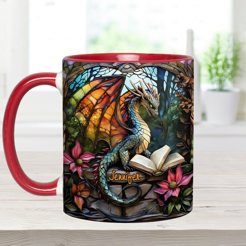 Love Dragons - Personalized Dragon Accent Mug
