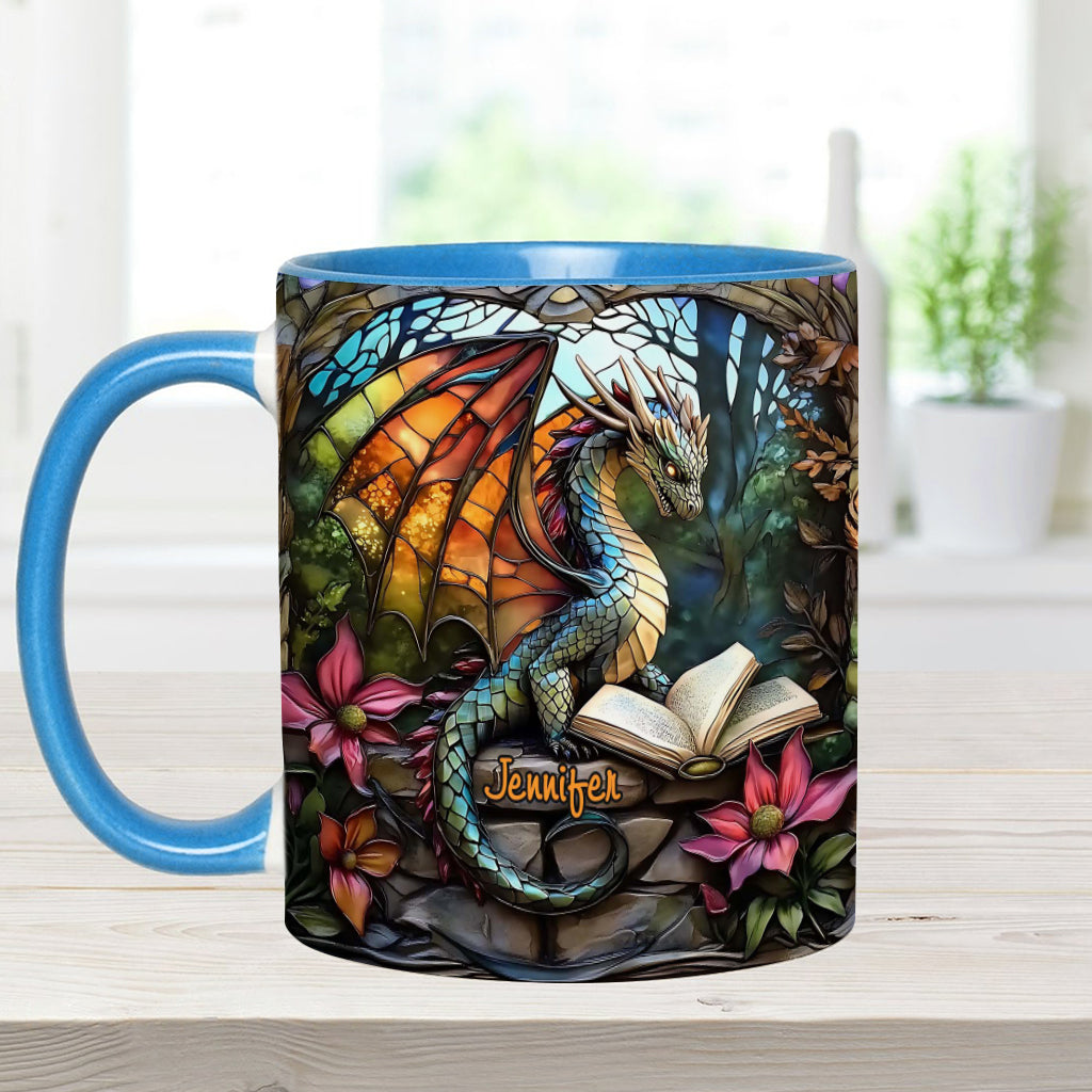 Love Dragons - Personalized Dragon Accent Mug