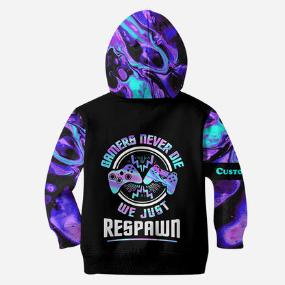 We Just Respawn - Personalized Video Game All Over Shirt