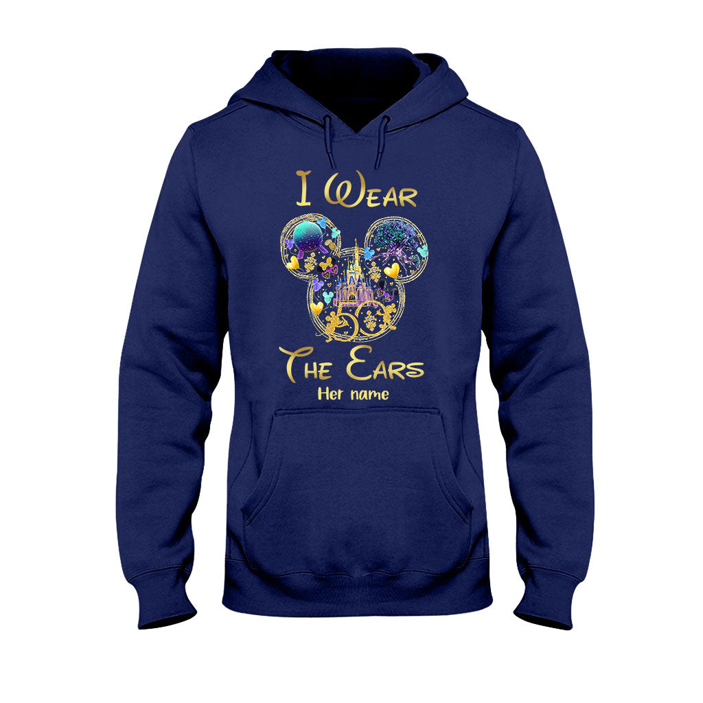 I Wear The Ears I Buy The Beers - Personalized Mouse T-shirt and Hoodie