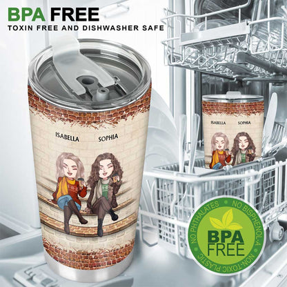We're Not Sugar And Spice - Personalized Christmas Bestie Tumbler