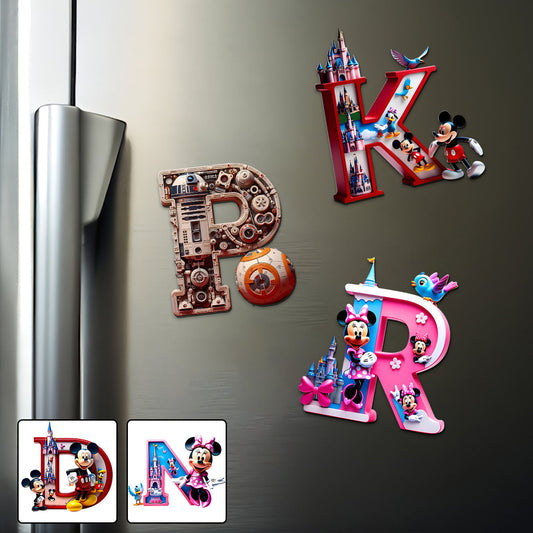 Magic Force Letters - Personalized Mouse Magnet