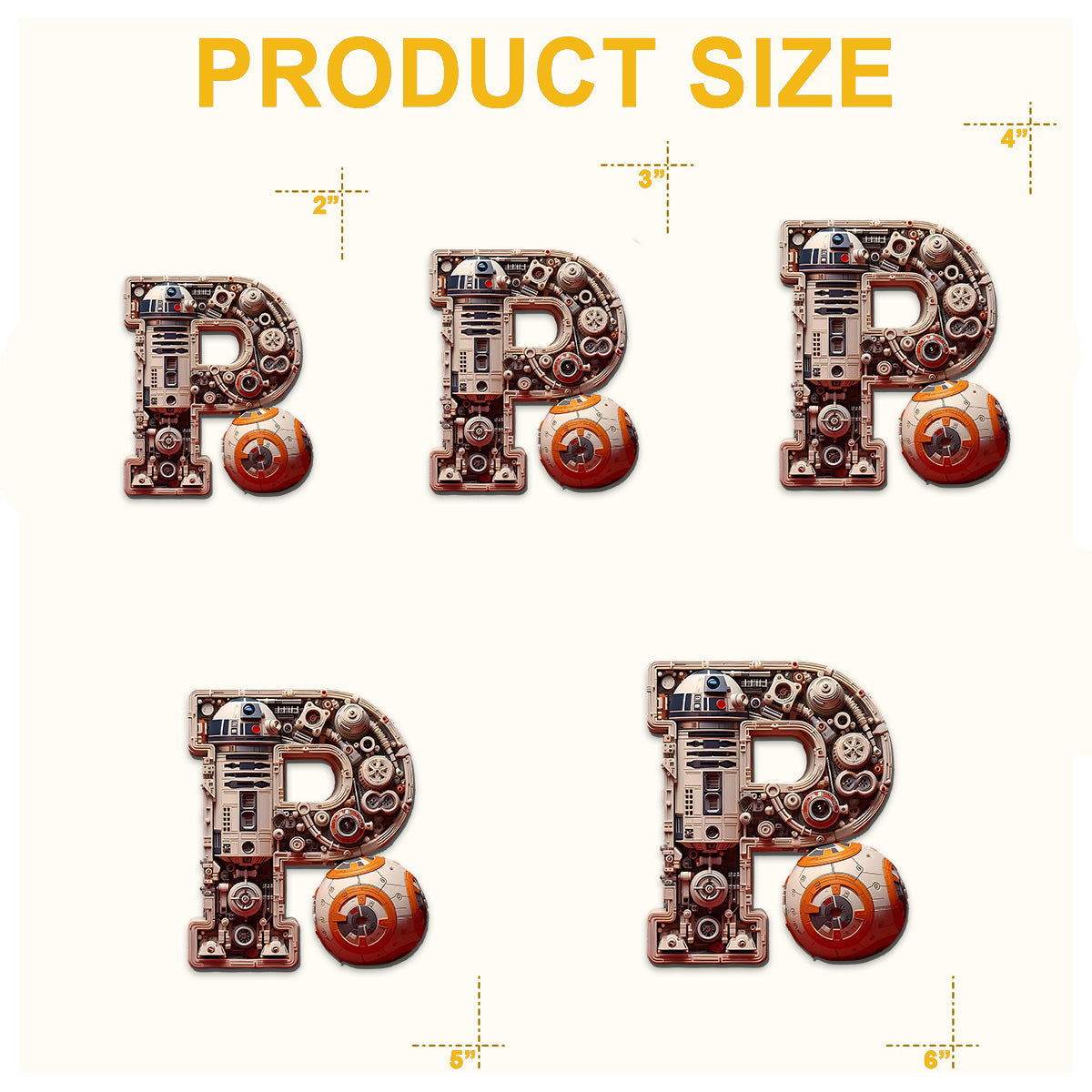 Magic Force Letters - Personalized Mouse Magnet