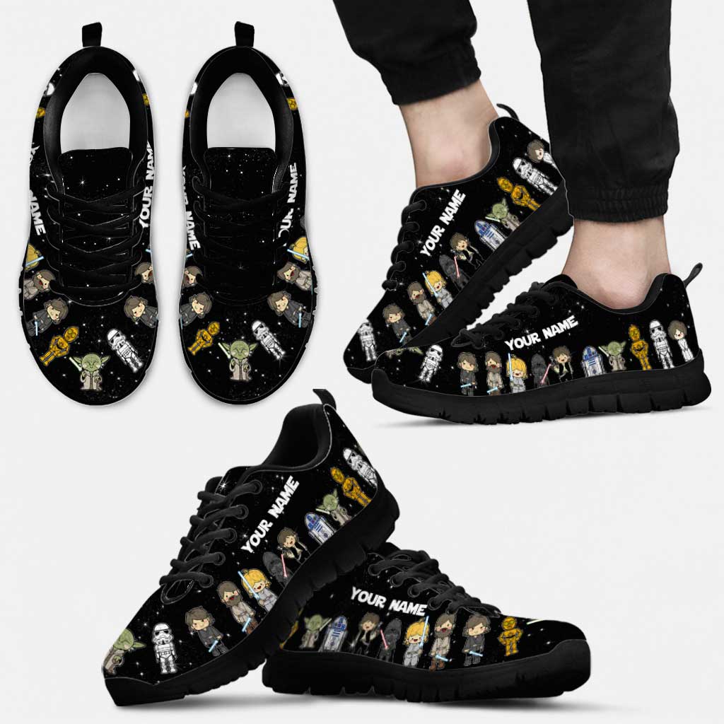 May The Force Be With You - Personalized Sneakers
