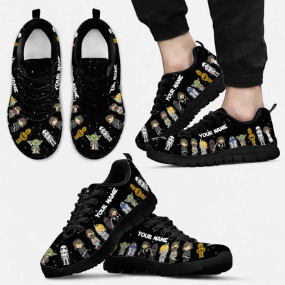 May The Force Be With You - Personalized Sneakers