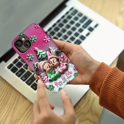 Mouse Couple - Personalized Mouse Full Print Phone Case