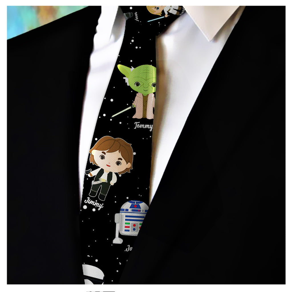 I Am Their Father - Personalized The Force Necktie