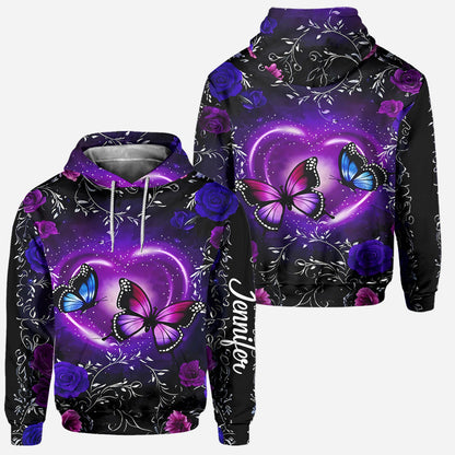 Love Butterflies - Personalized Butterfly Hoodie and Leggings