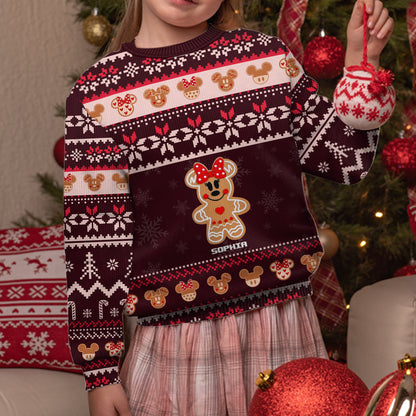 Merry Christmas - Personalized Mouse Sweater