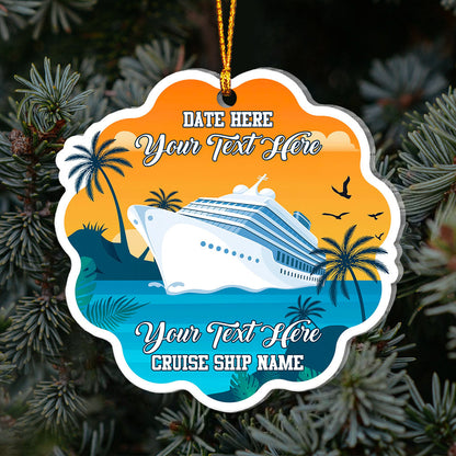 Love Cruising - Personalized Cruising Ornament