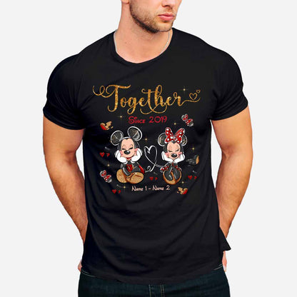Together Since - Personalized Mouse T-shirt and Hoodie