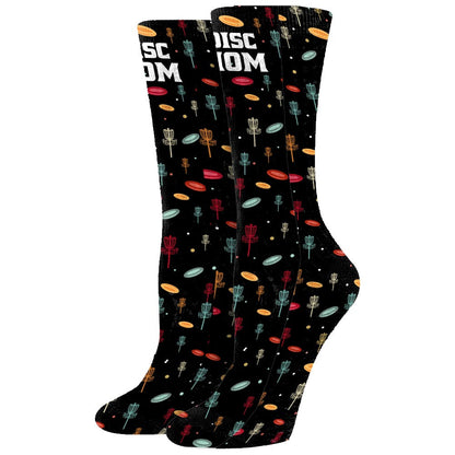 Disc Daddy - Disc Golf gift for dad, grandma, grandpa, mom - Personalized Socks