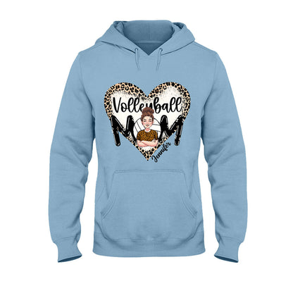 Volleyball Mom - Personalized Volleyball T-shirt And Hoodie