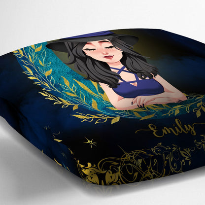 Don't F With My Energy - Personalized Witch Throw Pillow