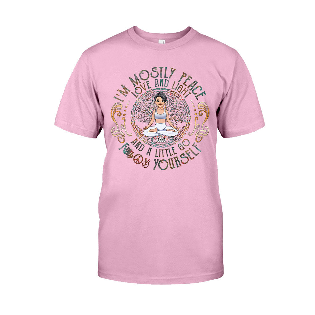 I'm Mostly Peace - Personalized Yoga T-shirt And Hoodie