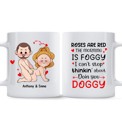 I Just Want You To Be Happy - Couple gift for husband, wife, boyfriend, girlfriend - Personalized Mug