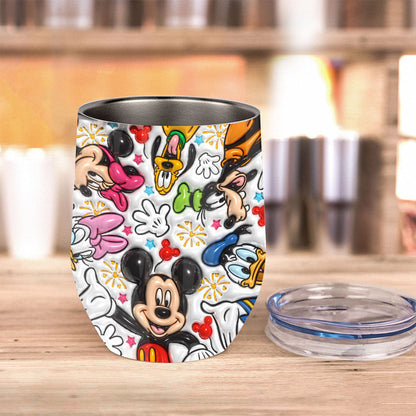 I Wine Because I'm Not At Dreamland! - Personalized Mouse Wine Tumbler