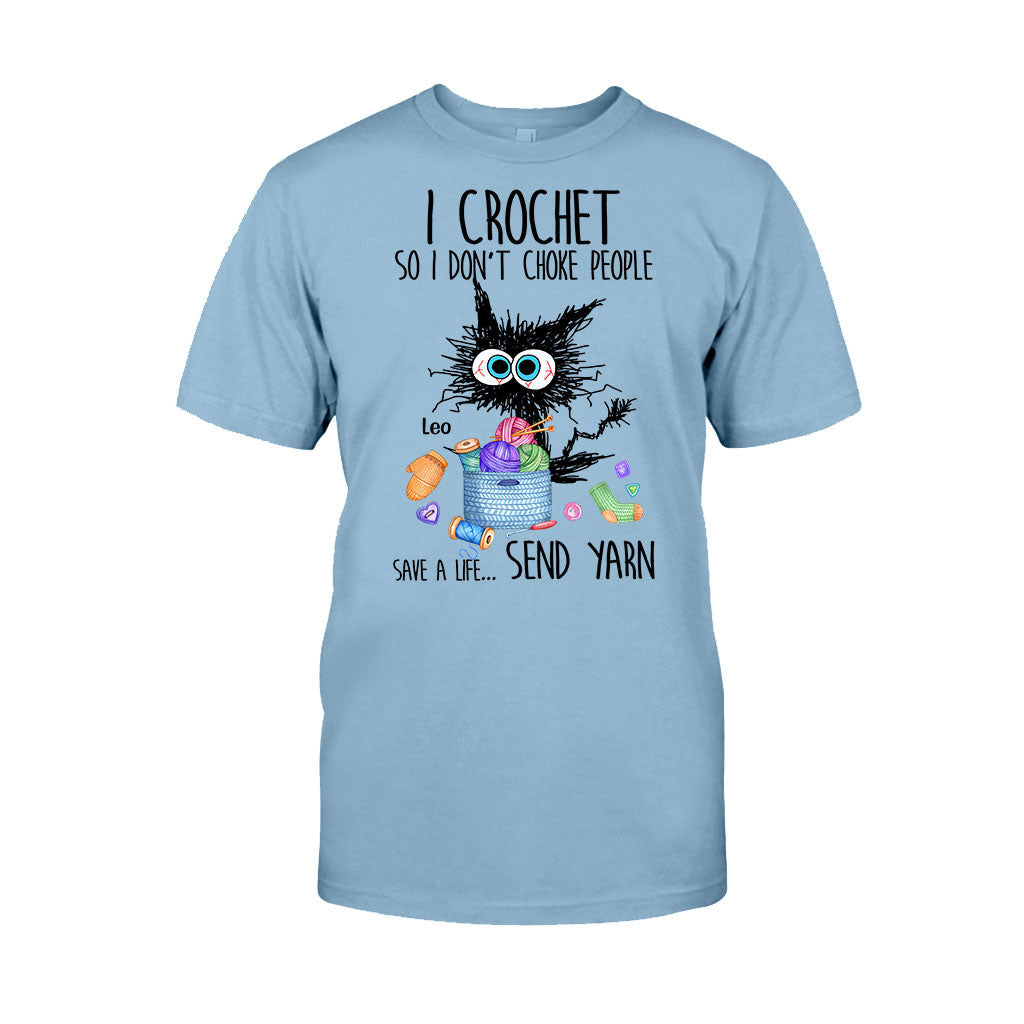 I Crochet So I Don’t Choke People - Personalized Crocheting T-shirt And Hoodie