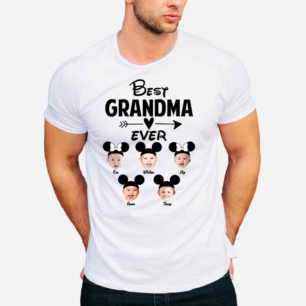 Best Grandma Ever - Personalized Mouse T-shirt and Hoodie