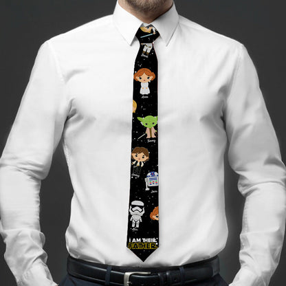 I Am Their Father - Personalized The Force Necktie