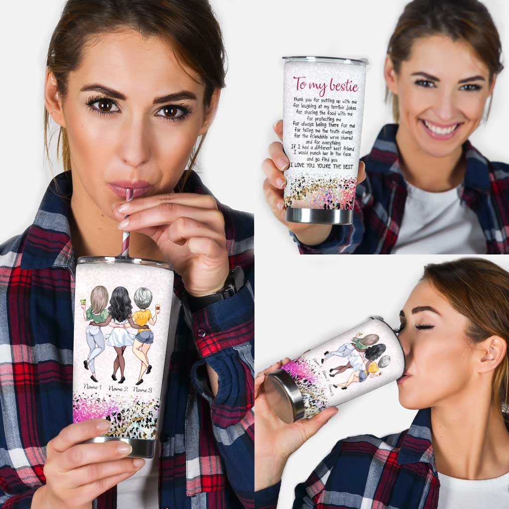 Bestie - Personalized Bestie Tumbler