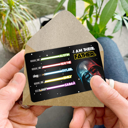 I Am Their Father - Personalized Father's Day Father Wallet Insert Card