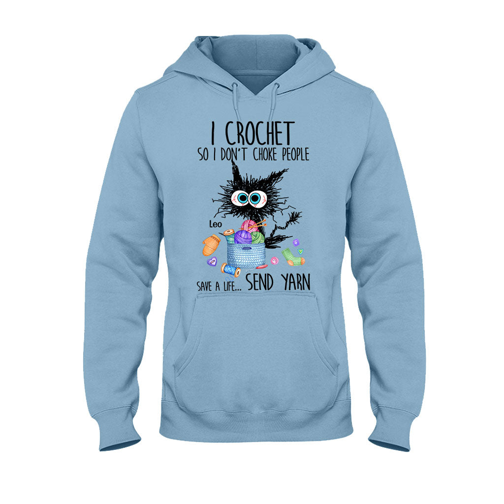 I Crochet So I Don’t Choke People - Personalized Crocheting T-shirt And Hoodie