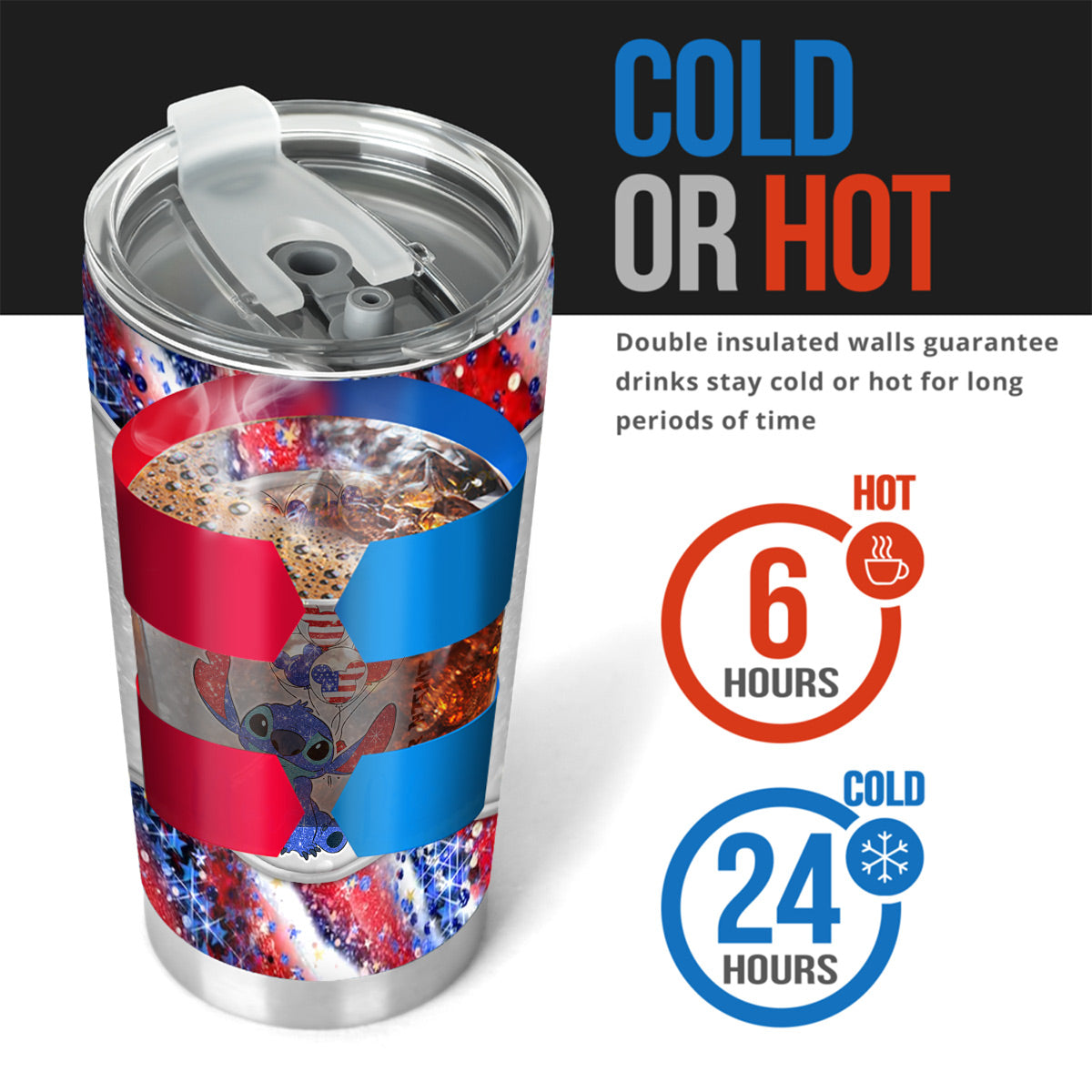 Happy 4th Of July - Personalized Ohana Tumbler