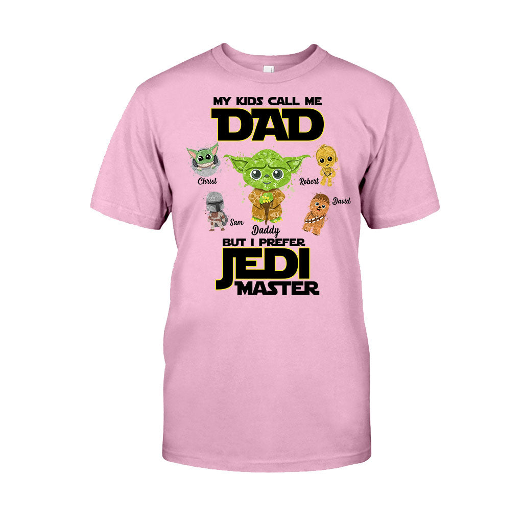 My Kids Call Me Dad But I Prefer Master - Personalized The Force T-shirt and Hoodie