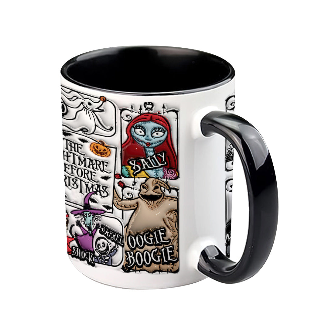 Custom Portrait With The Nightmares - Personalized Nightmare Accent Mug