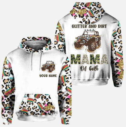 Glitter And Dirt Master Of Both - Personalized Car Hoodie And Leggings