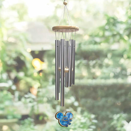 Nana's Hearts Mouse Ears - Personalized Grandma Wind Chime