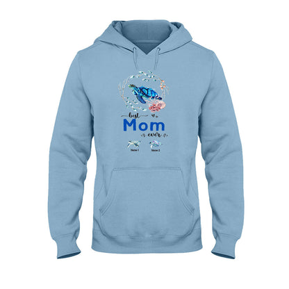 Best Nana Ever - Turtle gift for grandma, grandpa, mom, dad, uncle, aunt - Personalized T-shirt And Hoodie