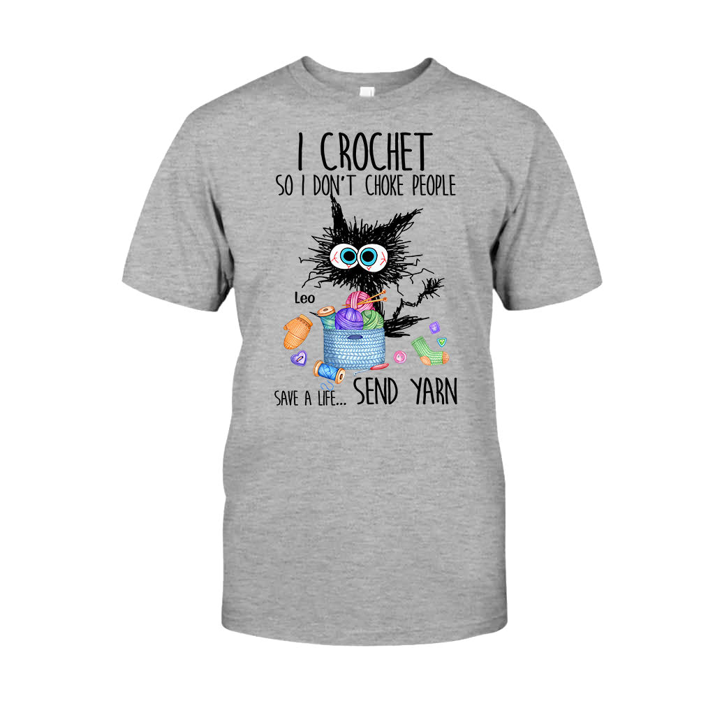 I Crochet So I Don’t Choke People - Personalized Crocheting T-shirt And Hoodie