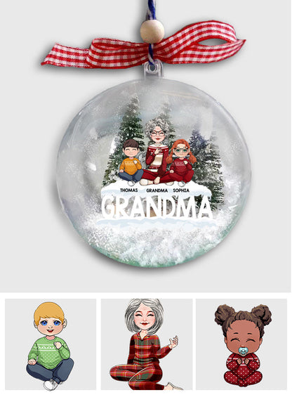 Blessed To Be Called Grandma - Personalized Grandma Snow Globe Ornament
