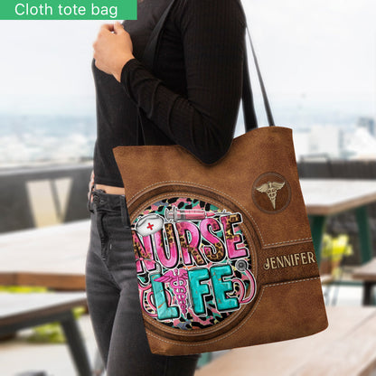 Nurse Life - Personalized Nurse Tote Bag